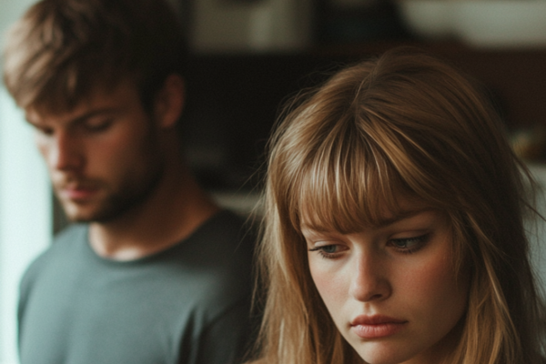 couple going through the hardship of infidelity
